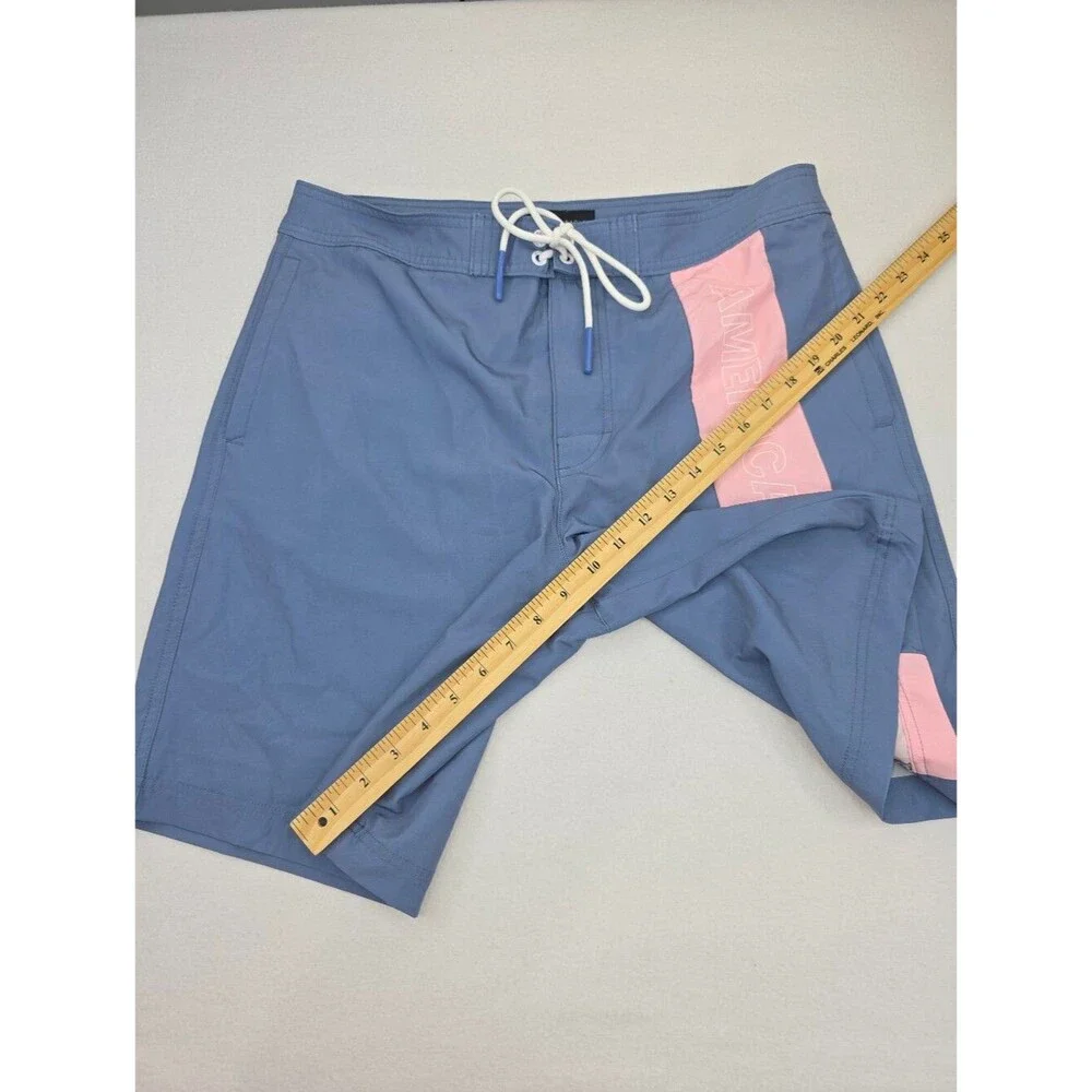 American Eagle Blue Pink Swim/Board Shorts Size Medium 3924